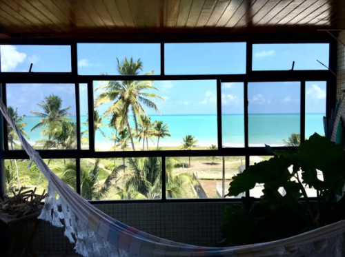 Lindo apt pé na areia em Cabedelo! Ampla varanda!