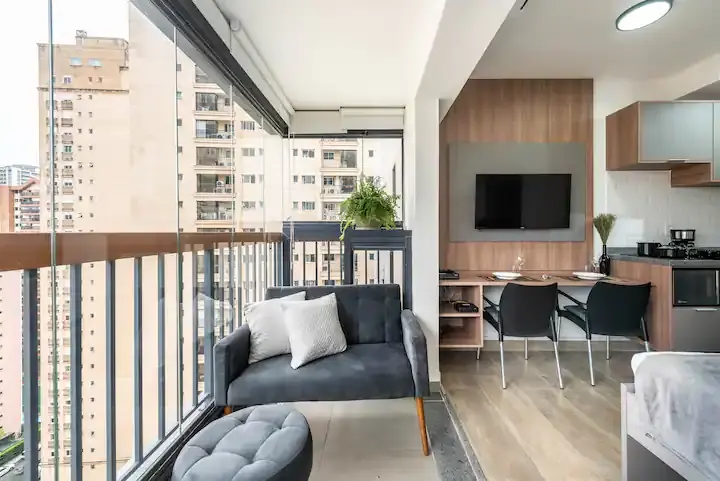 ¡Piso increíble en Brooklin, a 300 metros del metro!