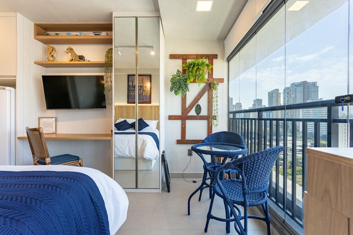 Apartamento en Brooklin con Gimnasio y Sala de Juegos