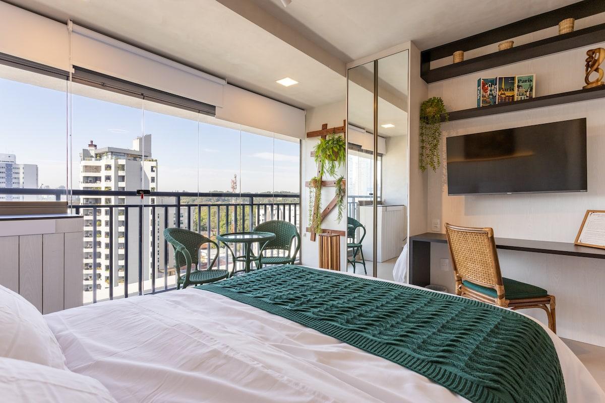 Apartamento en Brooklin con Gimnasio y Sala de Juegos