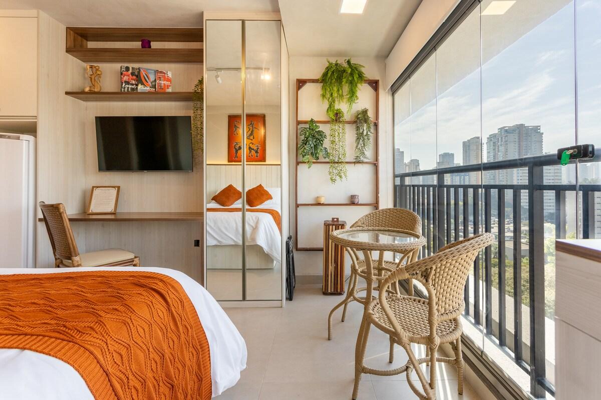 Apartamento en Brooklin con Gimnasio y Sala de Juegos