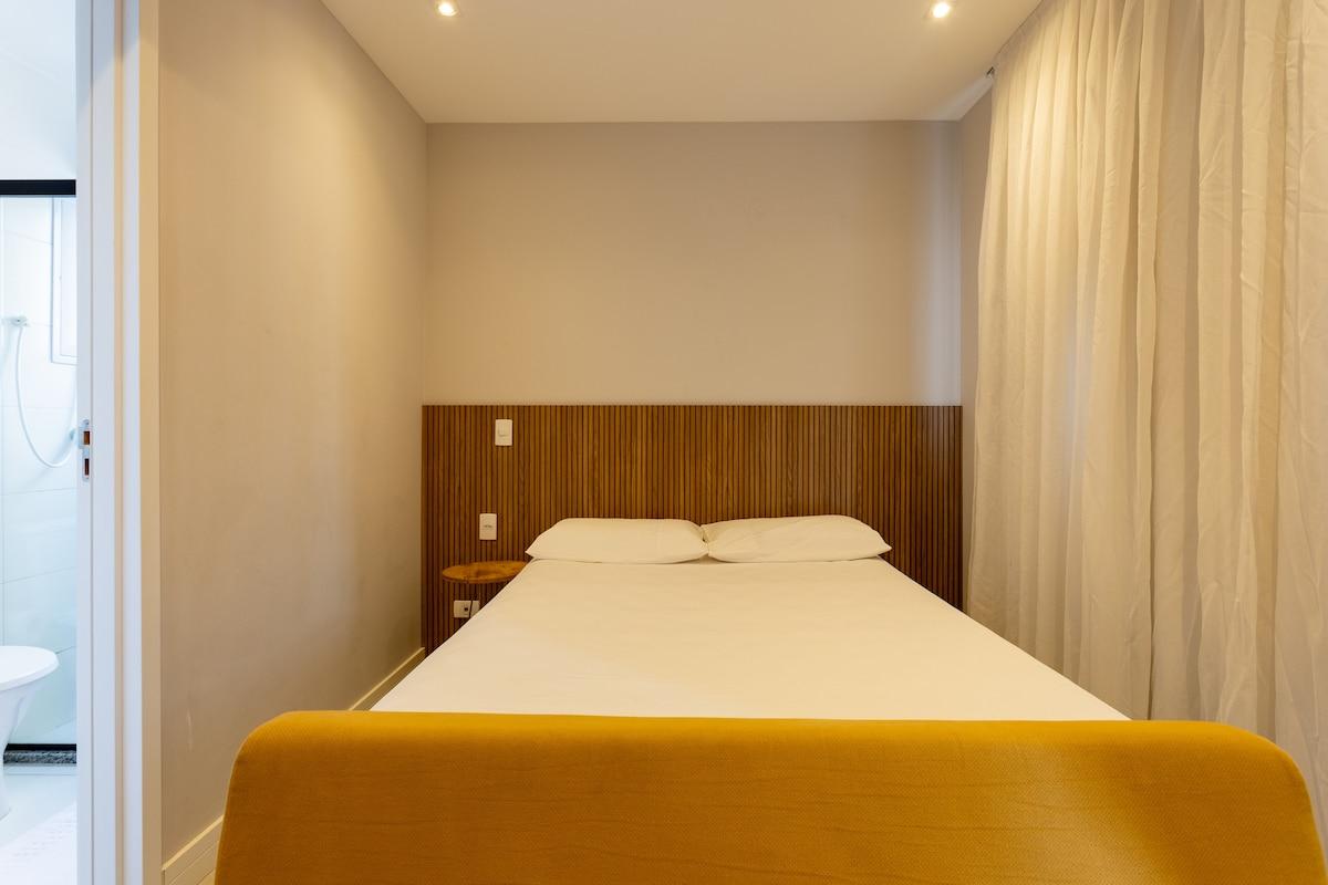 Apartment in Campo Belo with Pool, Gym, and Balcony