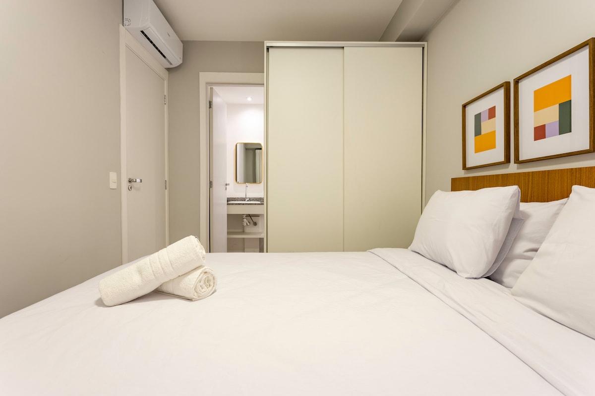 Apartamento de 2 Habitaciones con Suite en Vila Mariana, Estacionamiento y Gimnasio