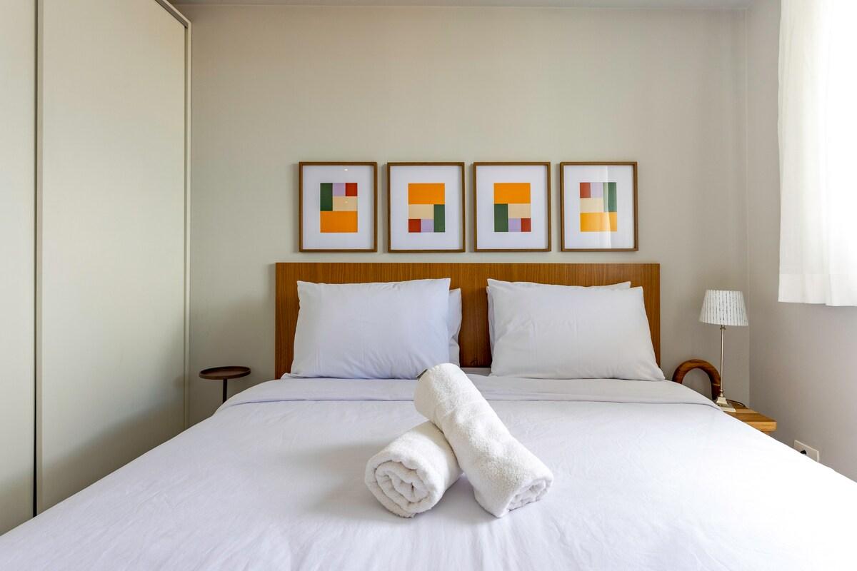 Apartamento de 2 Habitaciones con Suite en Vila Mariana, Estacionamiento y Gimnasio