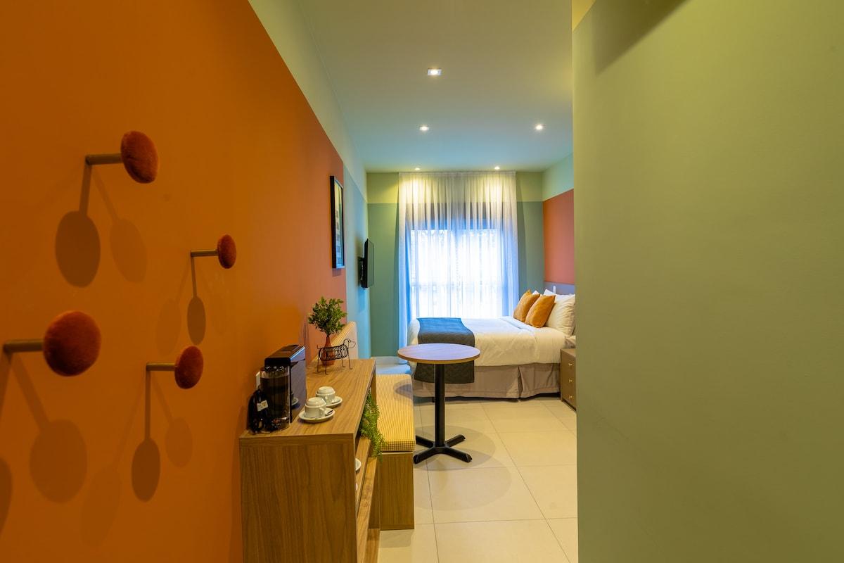 Cozy Studio in Campo Belo with Pool and Gym