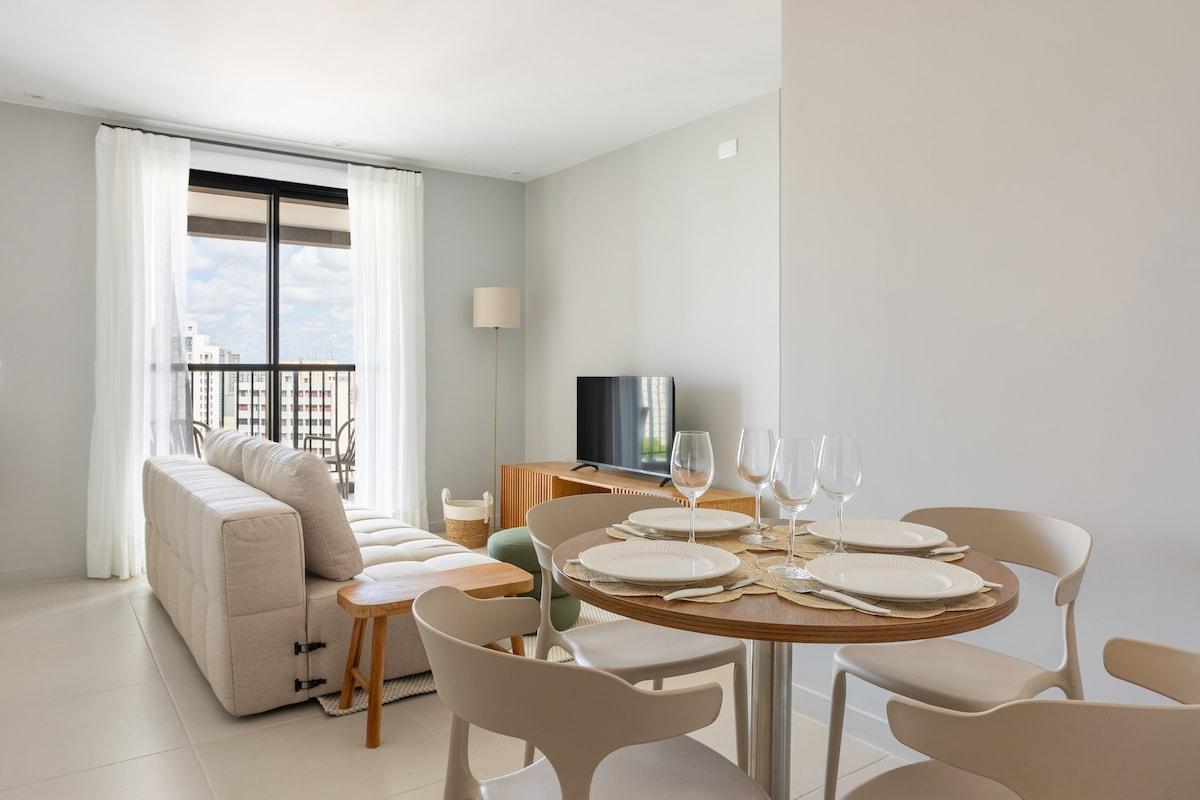 Apartamento de 2 Habitaciones en Vila Mariana, con Estacionamiento y Gimnasio