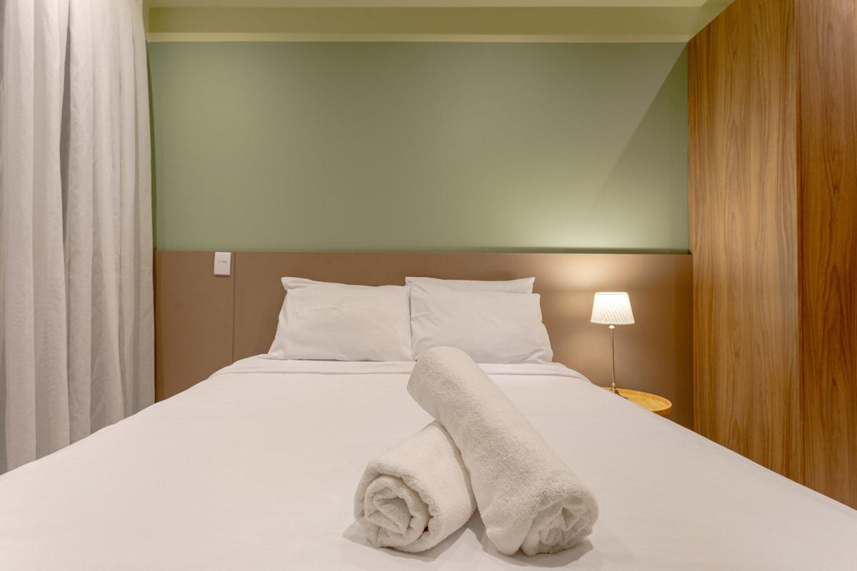 Apartamento en Campo Belo con Piscina, Gimnasio y Balcón