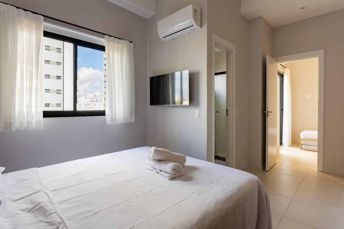 Apartamento Moderno y Completo, Cerca del Metro Vila Mariana