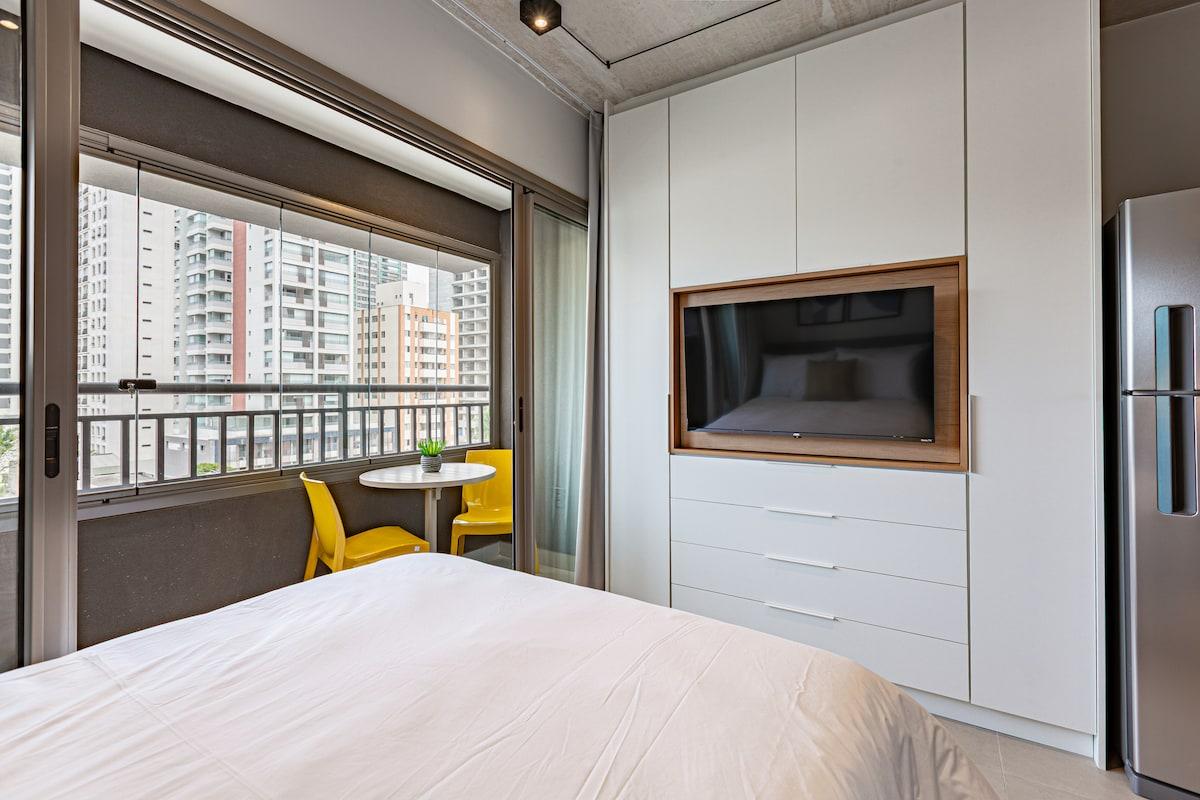 Fully Equipped Apartment in Brooklin, 200m from the Metro